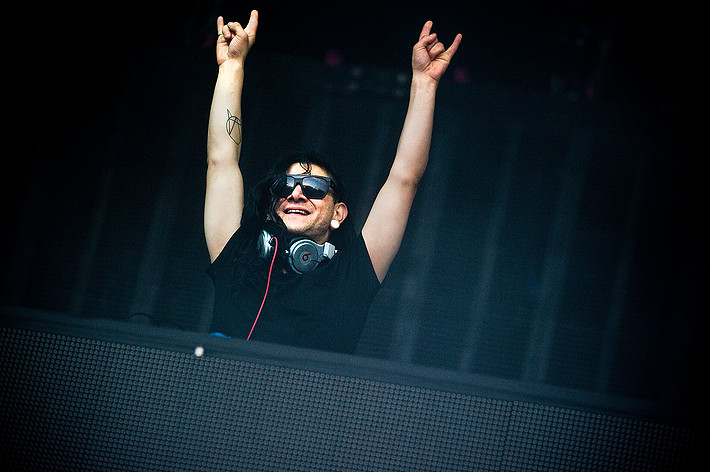 2012-06-30 - Skrillex från Peace & Love, Borlänge
