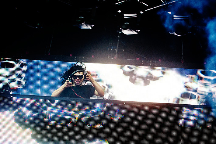 2012-06-30 - Skrillex från Peace & Love, Borlänge