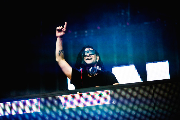 2012-06-30 - Skrillex från Peace & Love, Borlänge