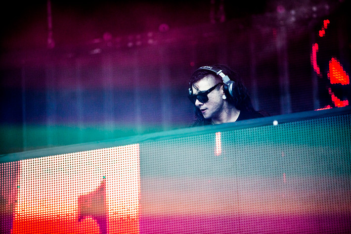2012-06-30 - Skrillex från Peace & Love, Borlänge