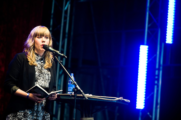 2012-06-30 - Jenny Wrangborg, poesi från Peace & Love, Borlänge