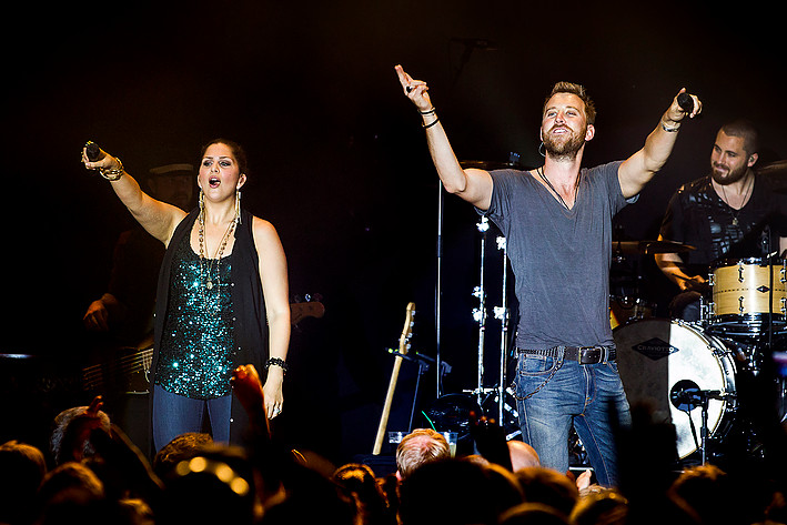 2012-07-24 - Lady Antebellum från Trädgår'n, Göteborg