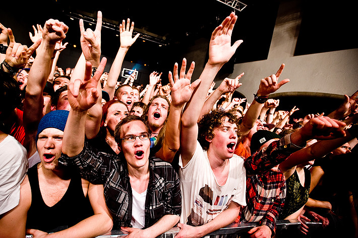 2012-11-21 - Parkway Drive från Debaser Medis, Stockholm