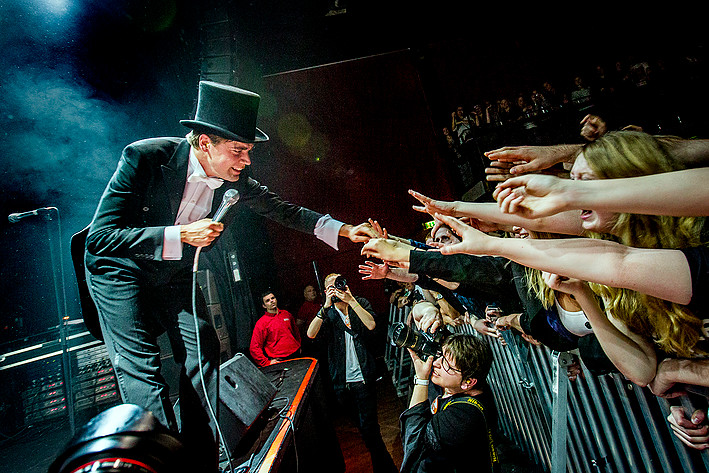 2013-01-25 - The Hives från Trädgår'n, Göteborg