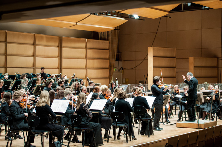 2013-02-02 - Malmö musikhögskolas symfoniorkester från Växjö konserthus, Växjö