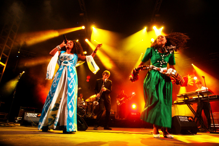 2013-07-06 - Badume's Band & Selamnesh Zemene från Roskildefestivalen, Roskilde