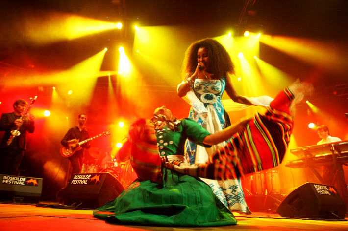 2013-07-06 - Badume's Band & Selamnesh Zemene från Roskildefestivalen, Roskilde