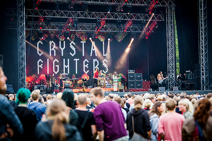 2013-08-08 - Crystal Fighters från Way Out West, Göteborg