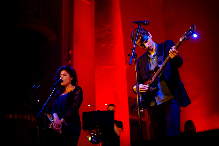 2013-08-08 - These New Puritans från Way Out West, Göteborg