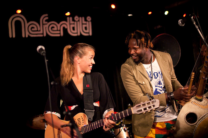 2013-08-07 - Sousou & Maher Cissoko från Way Out West, Göteborg