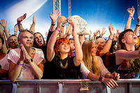 2013-08-09 - Haim från Way Out West, Göteborg