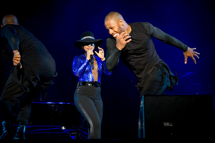 2013-08-10 - Alicia Keys från Way Out West, Göteborg