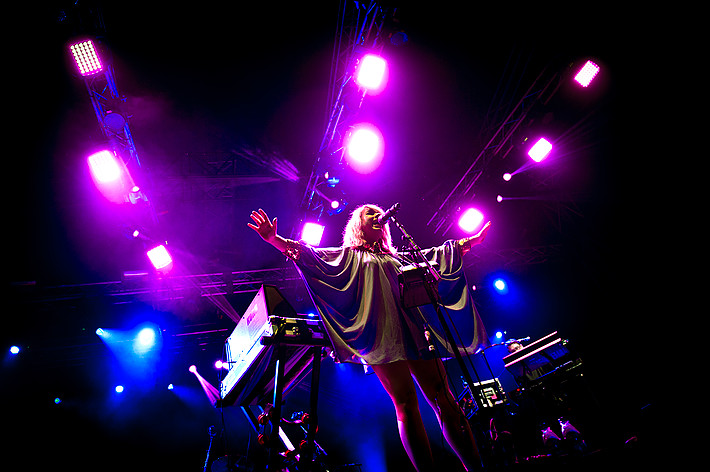 2013-08-10 - Little Boots från Way Out West, Göteborg