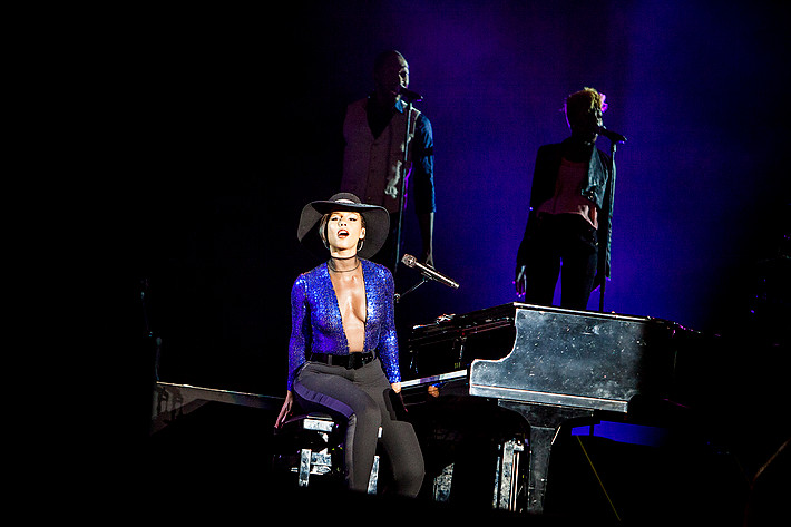 2013-08-10 - Alicia Keys från Way Out West, Göteborg