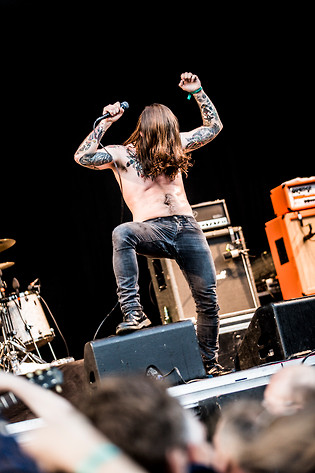 2013-08-16 - Kvelertak från Parkenfestivalen, Bodø