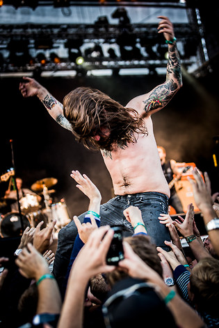 2013-08-16 - Kvelertak från Parkenfestivalen, Bodø