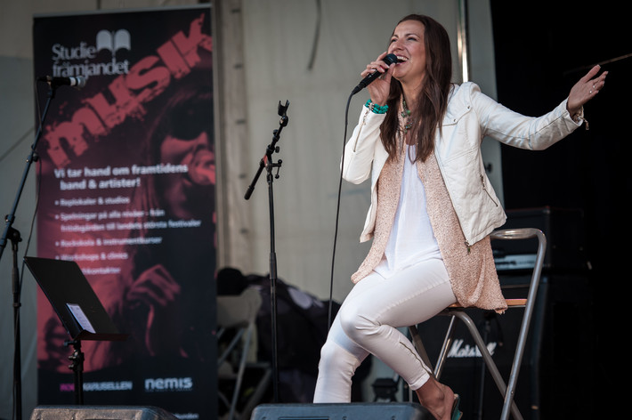 2013-08-31 - Sonja Aldén från Växjö Visfestival, Växjö
