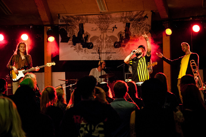 2013-10-12 - Quito & The Jahnaman band från Växjö tattoo festival, Växjö