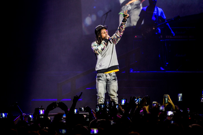 2013-10-24 - Lil Wayne & Mac Miller från Globen, Stockholm