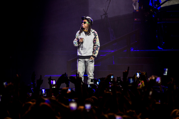 2013-10-24 - Lil Wayne & Mac Miller från Globen, Stockholm