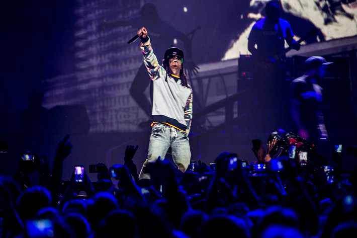 2013-10-24 - Lil Wayne & Mac Miller från Globen, Stockholm