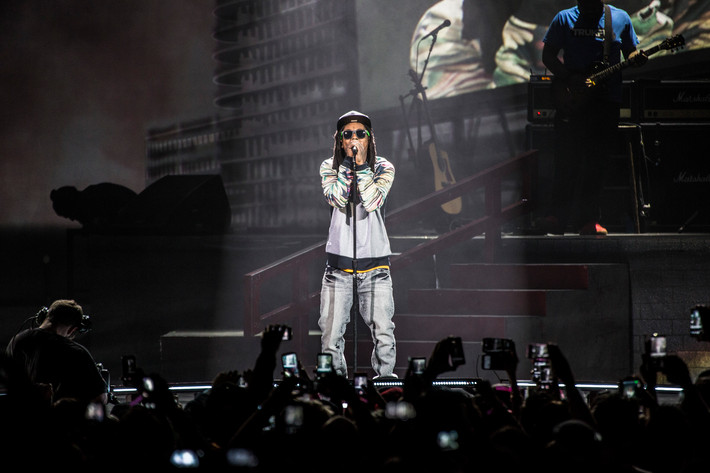 2013-10-24 - Lil Wayne & Mac Miller från Globen, Stockholm