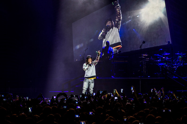 2013-10-24 - Lil Wayne & Mac Miller från Globen, Stockholm