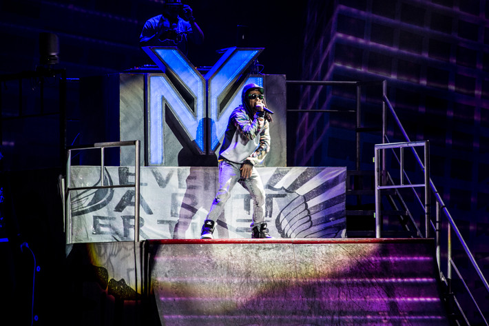2013-10-24 - Lil Wayne & Mac Miller från Globen, Stockholm