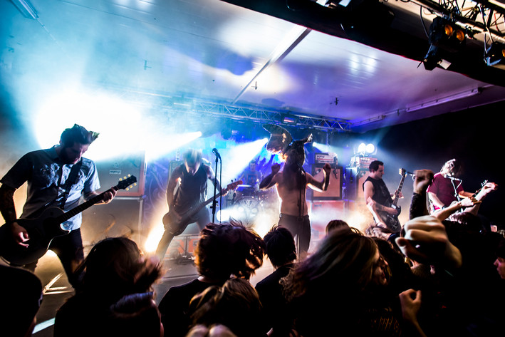 2014-02-01 - Kvelertak från Gamla Slakteriet, Umeå