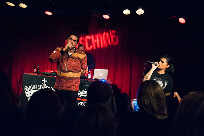 2014-02-07 - Stor, Linda Pira & The Salazar brothers från Fasching, Stockholm