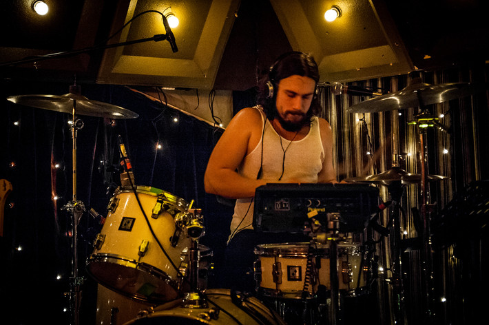 2014-02-08 - Navid Modiri & Gudarna från Kafé de luxe, Växjö
