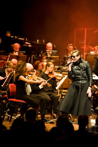 2014-04-25 - Jenny Wilson från Berwaldhallen , Stockholm