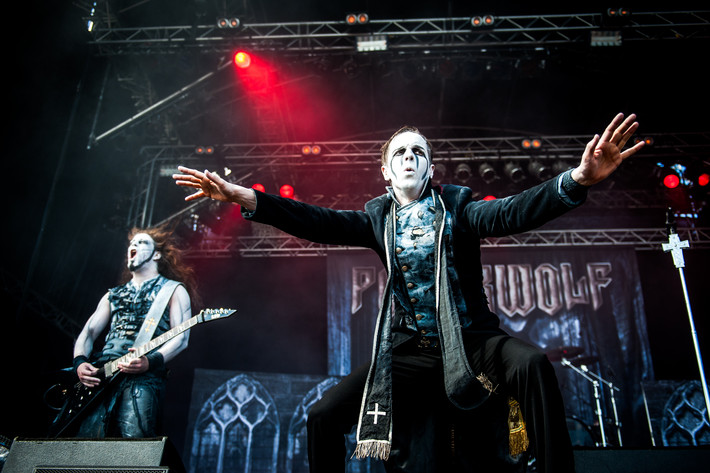 2014-06-07 - Powerwolf från Sweden Rock Festival, Sölvesborg