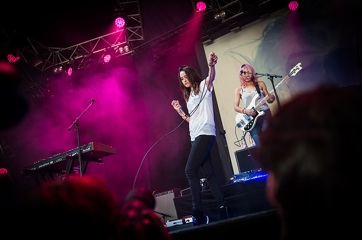 2014-07-04 - Warpaint från Roskildefestivalen, Roskilde