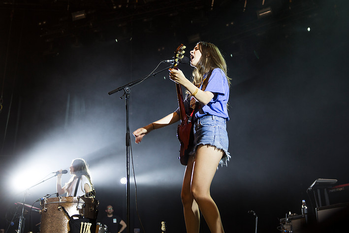 2014-07-04 - Haim från Roskildefestivalen, Roskilde