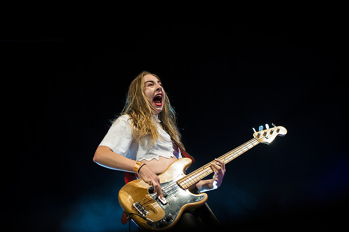 2014-07-04 - Haim från Roskildefestivalen, Roskilde