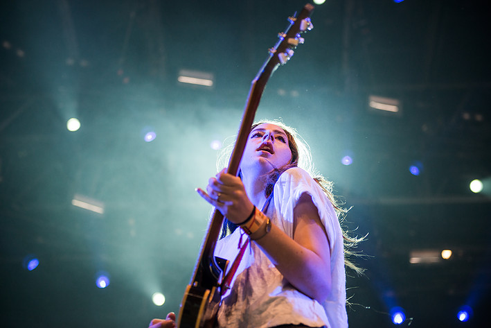 2014-07-04 - Haim från Roskildefestivalen, Roskilde