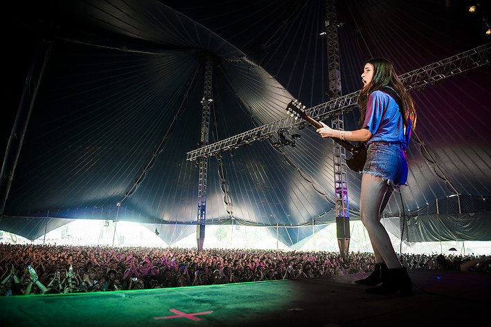 2014-07-04 - Haim från Roskildefestivalen, Roskilde