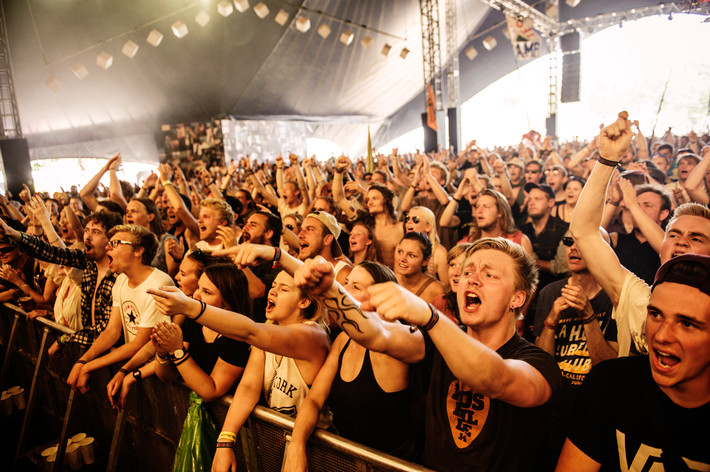 2014-07-06 - Skambankt från Roskildefestivalen, Roskilde