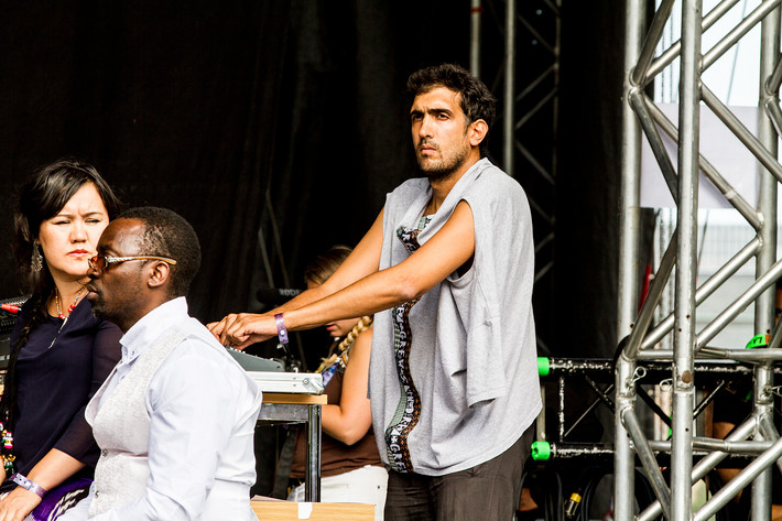 2014-08-02 - Tarek Atoui från Stockholm Music & Arts, Stockholm