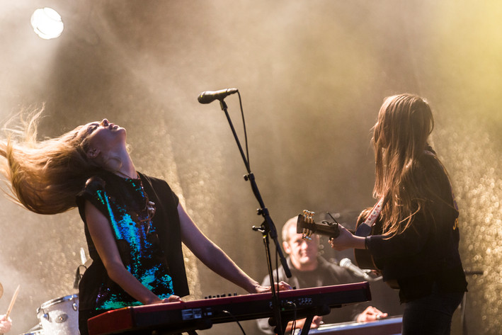 2014-07-10 - First Aid Kit från Trænafestivalen, Træna