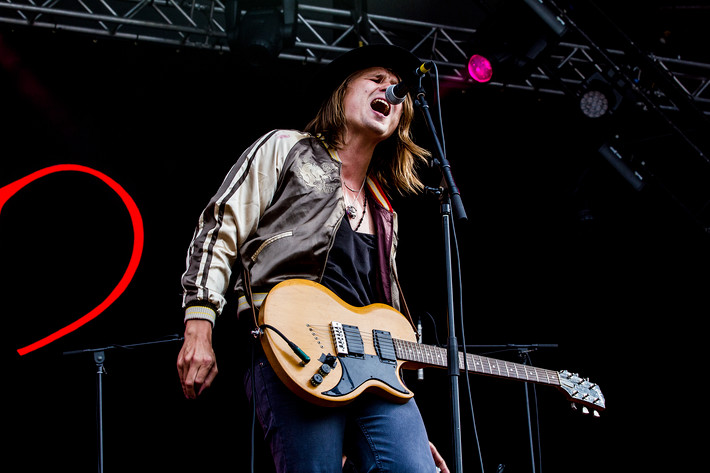 2014-08-07 - Markus Krunegård från Way Out West, Göteborg
