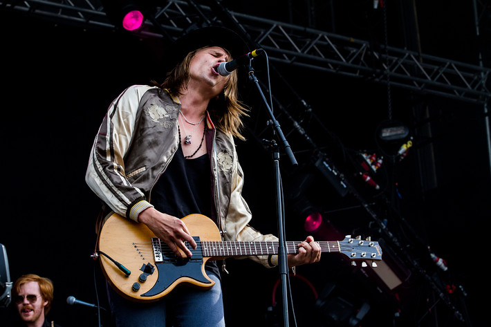 2014-08-07 - Markus Krunegård från Way Out West, Göteborg