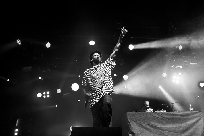 2014-08-07 - Joey Badass från Way Out West, Göteborg
