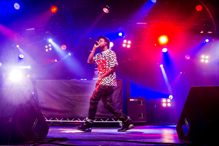 2014-08-07 - Joey Badass från Way Out West, Göteborg