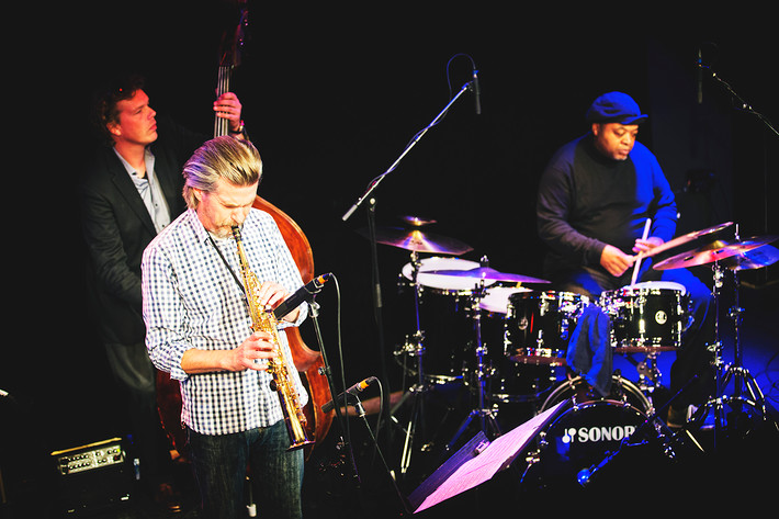 2014-09-23 - Håkan Broström Quartet, Joey Calderazzo & Jeff "Tain" Watts från Fasching, Stockholm