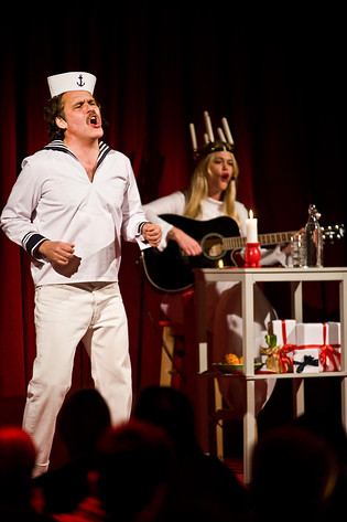 2014-12-06 - Alla Kan Äta Julbord - Med Lotta och Erik från Färgfabriken, Stockholm