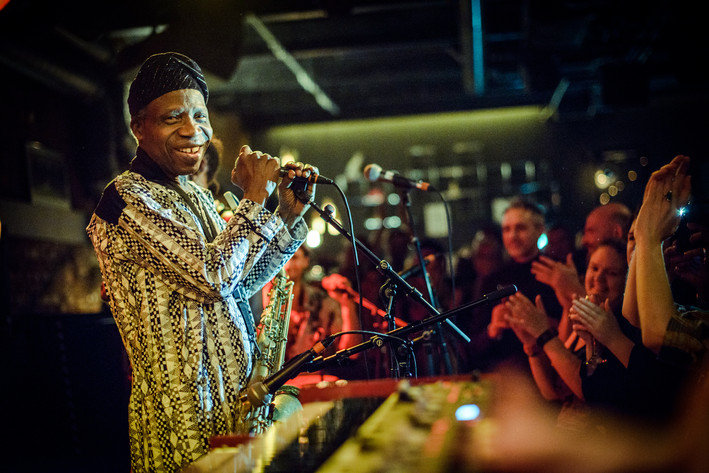 2015-02-21 - Orlando Julius & The Heliocentrics från Fasching, Stockholm