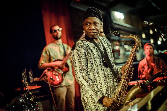 2015-02-21 - Orlando Julius & The Heliocentrics från Fasching, Stockholm