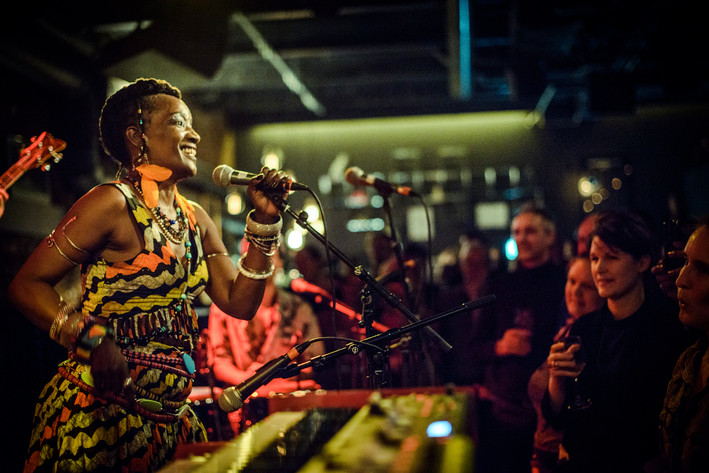 2015-02-21 - Orlando Julius & The Heliocentrics från Fasching, Stockholm